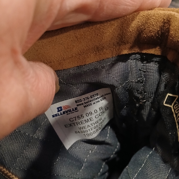 Belliville Gore-Tex Extreme Cold Weather Vibram Miltary Boots 9 Men/10.5 Women - Picture 6 of 13